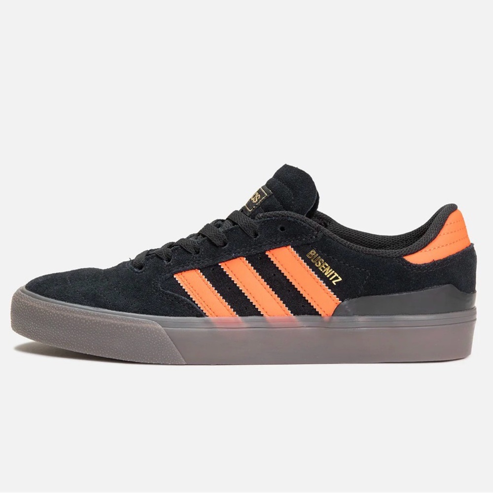 Adidas Skateboarding Busenitz- Samba edition. Black with Orange Stripes Sneakers